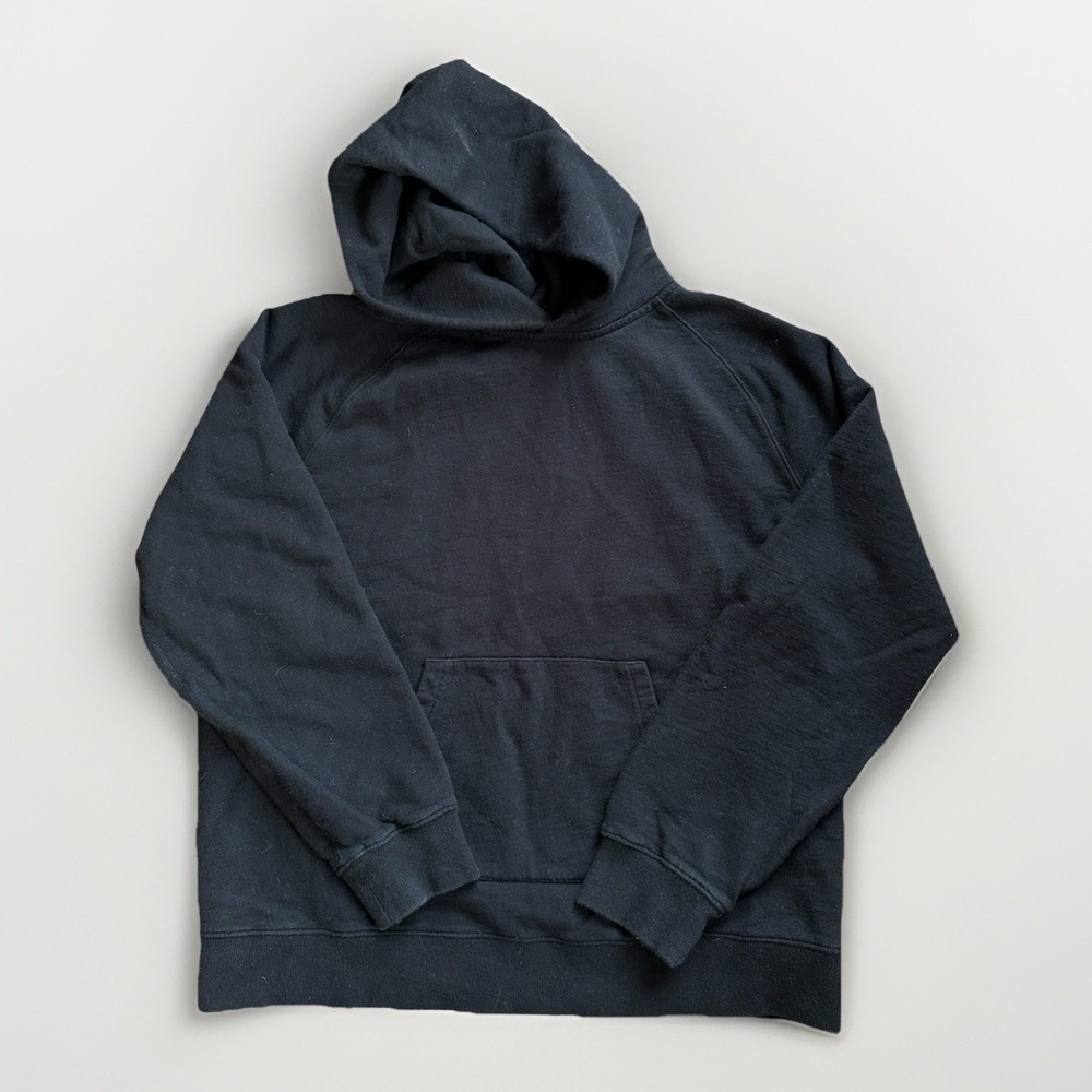 NAADAM Hoodie 95% Cotton/5% Cashmere Sweatshirt Black Mens Size L